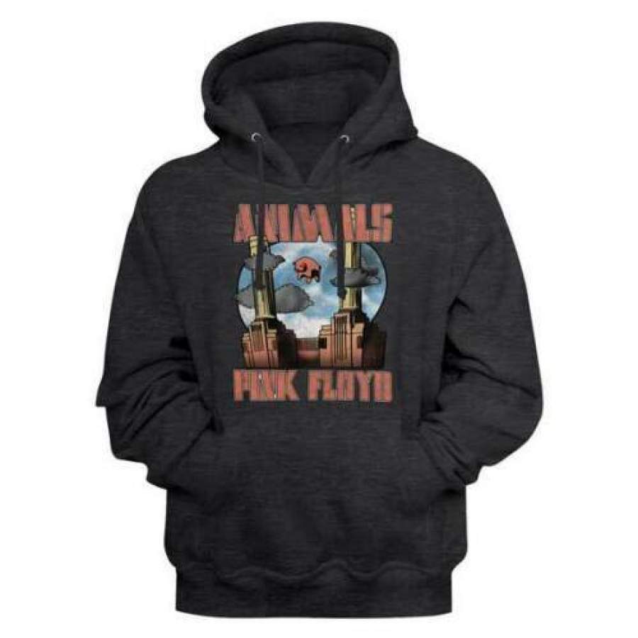 Pink Floyd Hoodie / 80s PINK FLOYD ANIMALS Hooded Sweatshirt