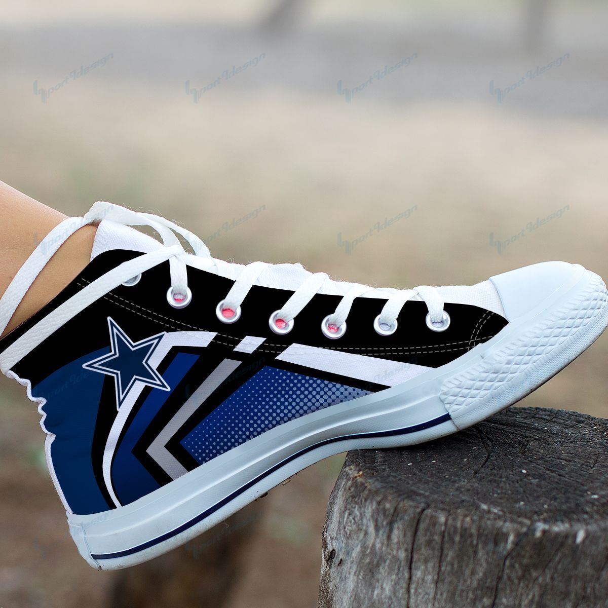 Dallas Cowboys High Top Shoes 020