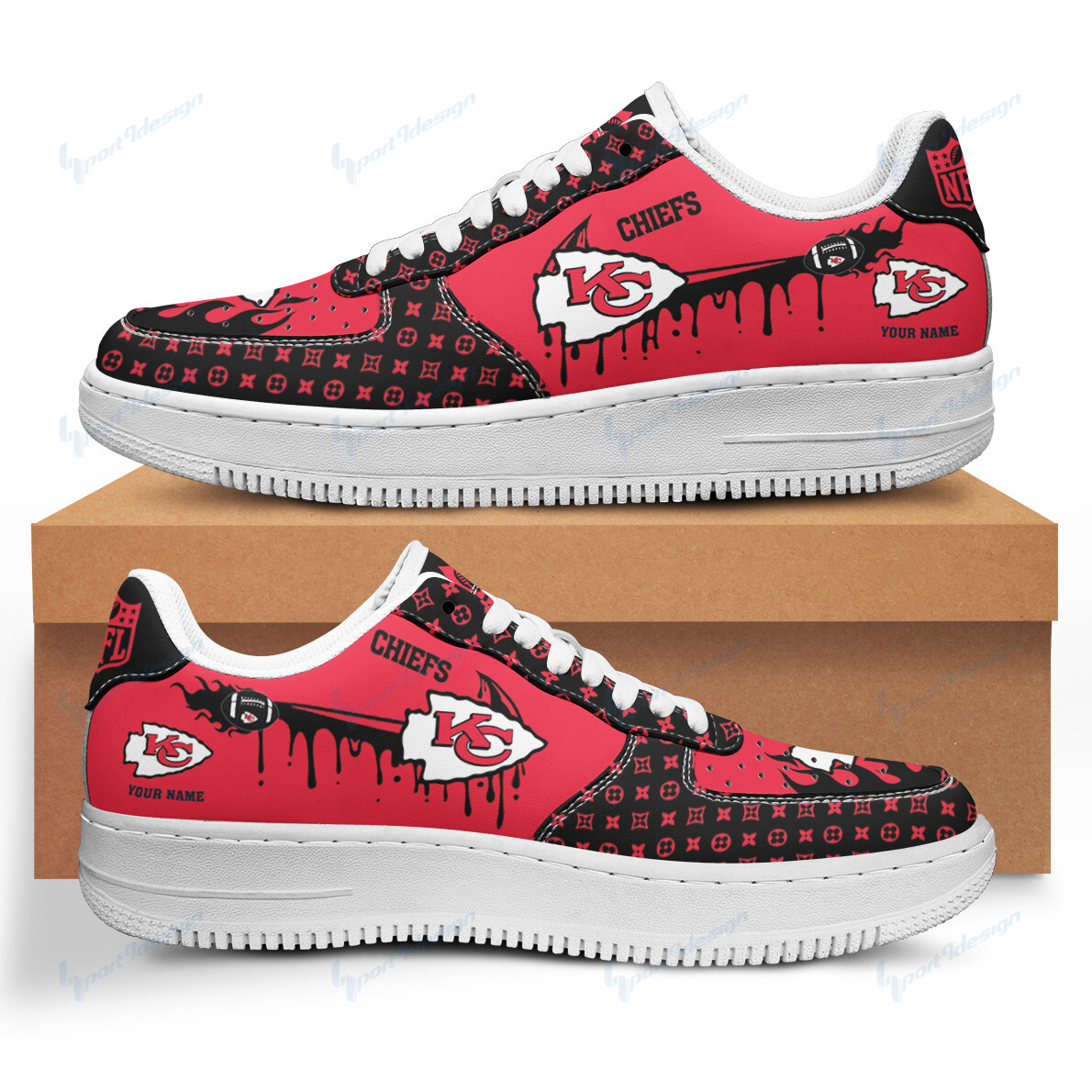 Kansas City Chiefs Af1 Shoes Bg59