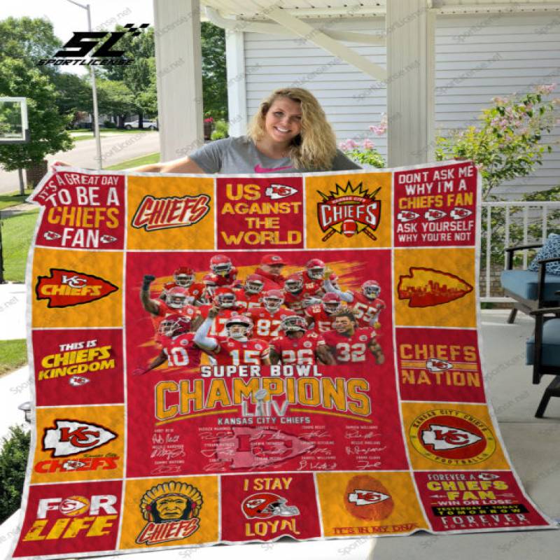 Kansas City Chiefs Super Bowl Champions Quilt Blanket – Saleoff