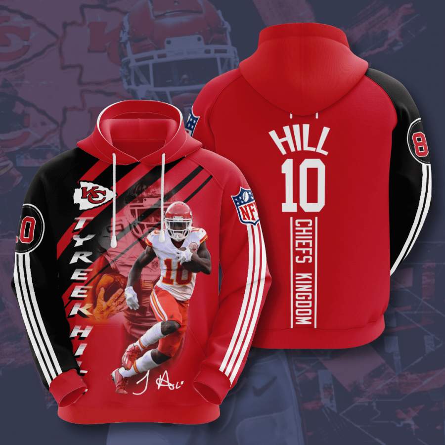 Kansas City Chiefs Tyreek Hill Hoodie 3D Style5030 All Over Printed