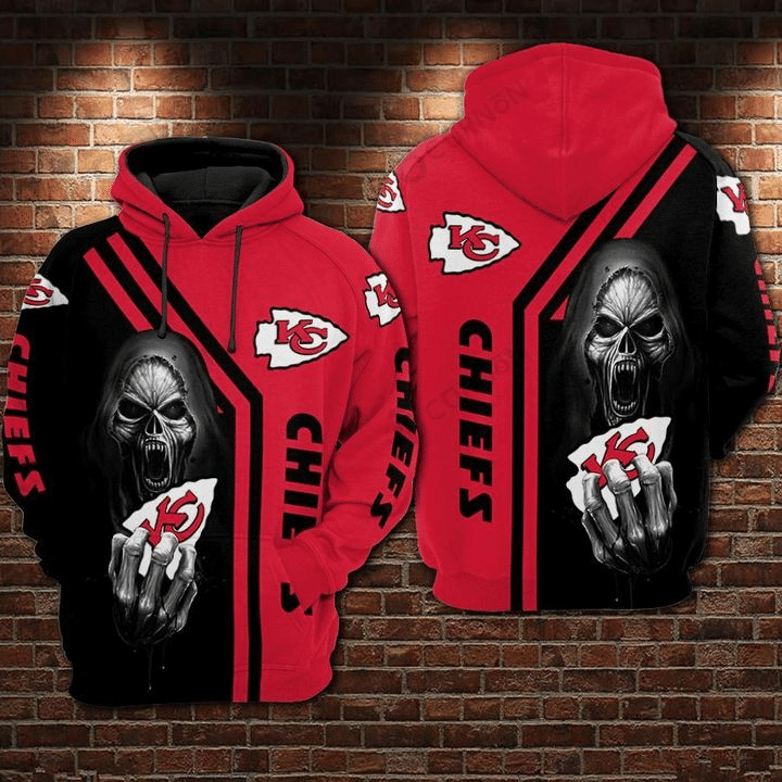 Kansas City Chiefs All Over Printed Hoodie TN240914