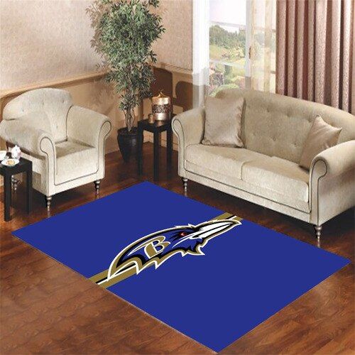 Baltimore Ravens Eagle Logos Living Room Carpet Rugs Area Rug For Living Room Bedroom Rug Home Decor