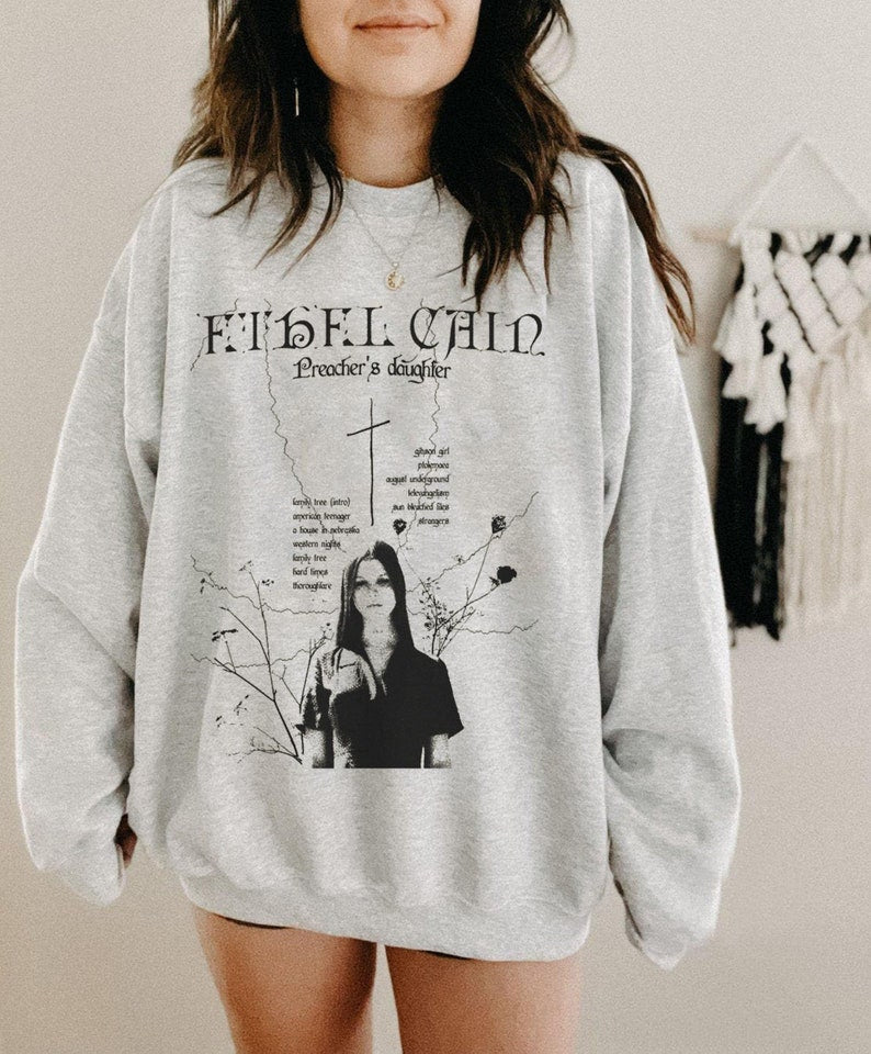 Ethel Cain Inspired Sweatshirt, Preacher’S Daughter Album Sweatshirt