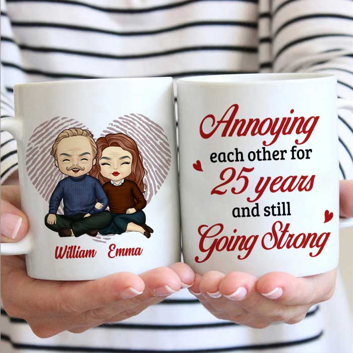 Annoying Each Other For So Many Years & Still Going Strong – Gift For Couples, Personalized Mug