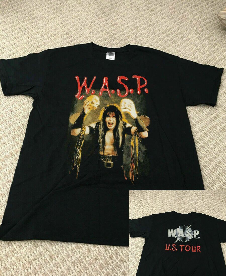 Vintage WASP 1997 US Tour T-Shirt Reprint Rare