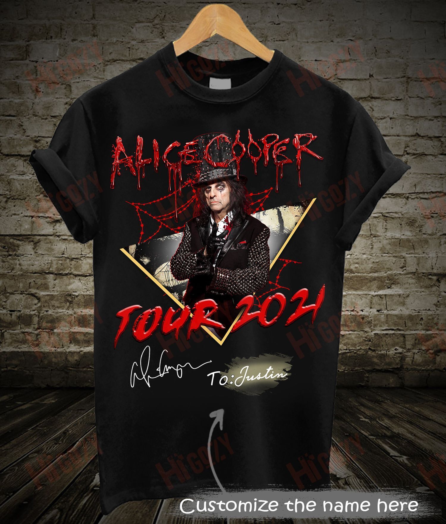 Alice Cooper Tour Shirt, Alice Coope …