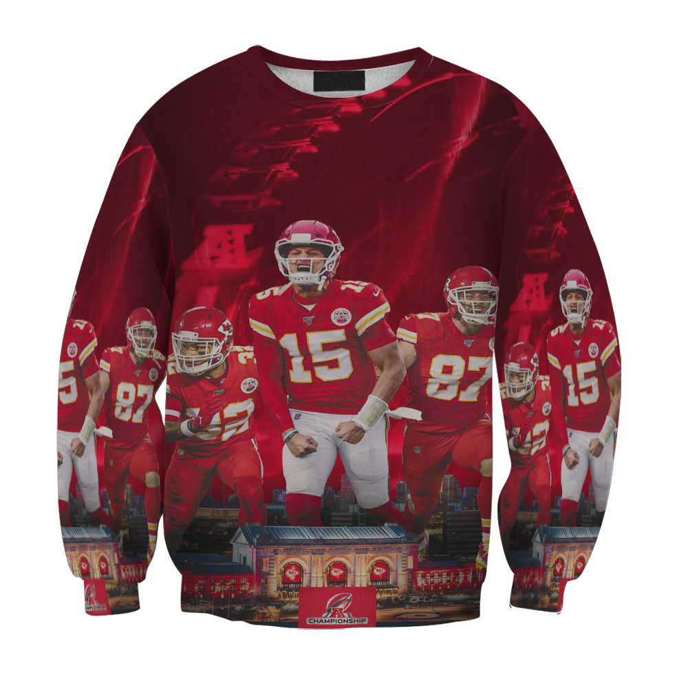 Kansas City Chiefs Team V9 Gift For Fan 3D Full Printing Sweatshirt