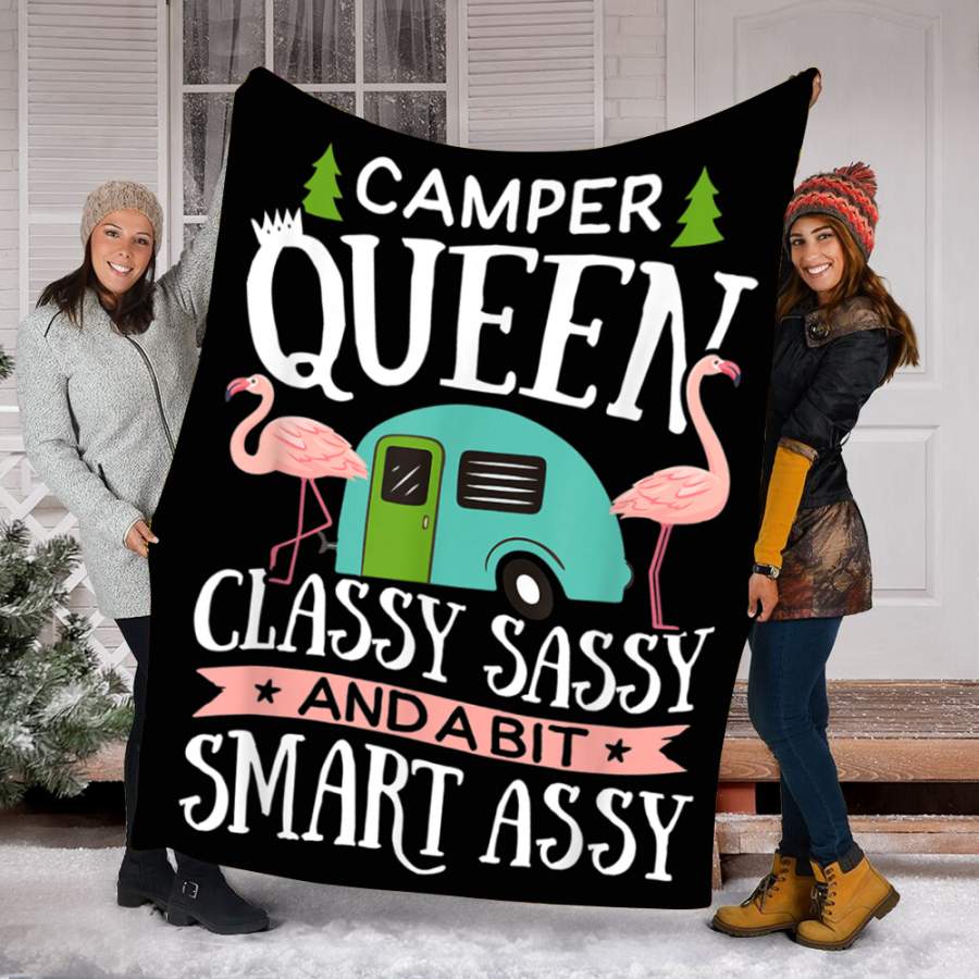 Camping Blanket Gifts for women / girls – Custom Blanket / Personalized Blankets / Photo Blanket – Fleece Blanket / Sherpa Blanket