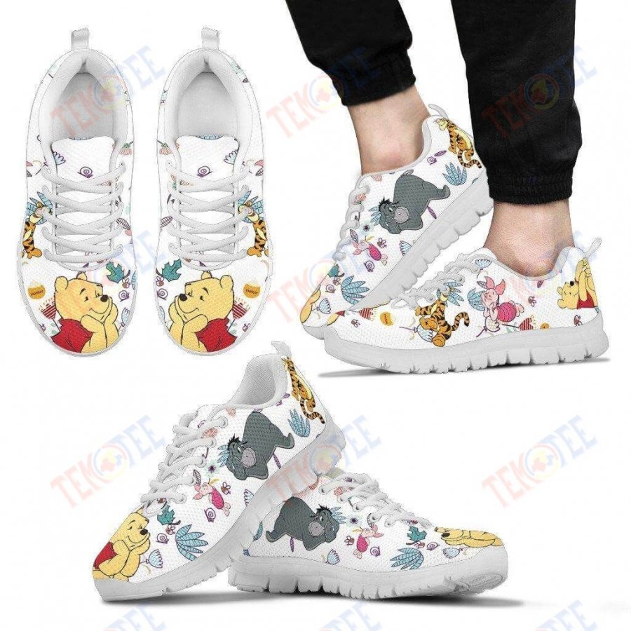 Mens Womens Winnie The Pooh Pattern Unisex Sneakers Trending Brand Custom Running Shoes For Men Women TDT188