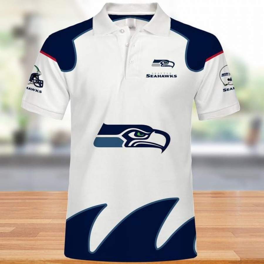 Seattle Seahawks Polo Shirt - Funnymugsandshirts Fashion