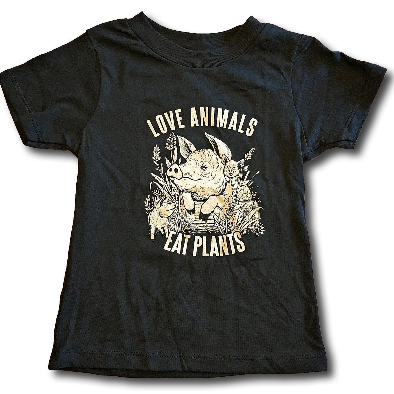 The Love Animals Eat Plants Pig Shirt