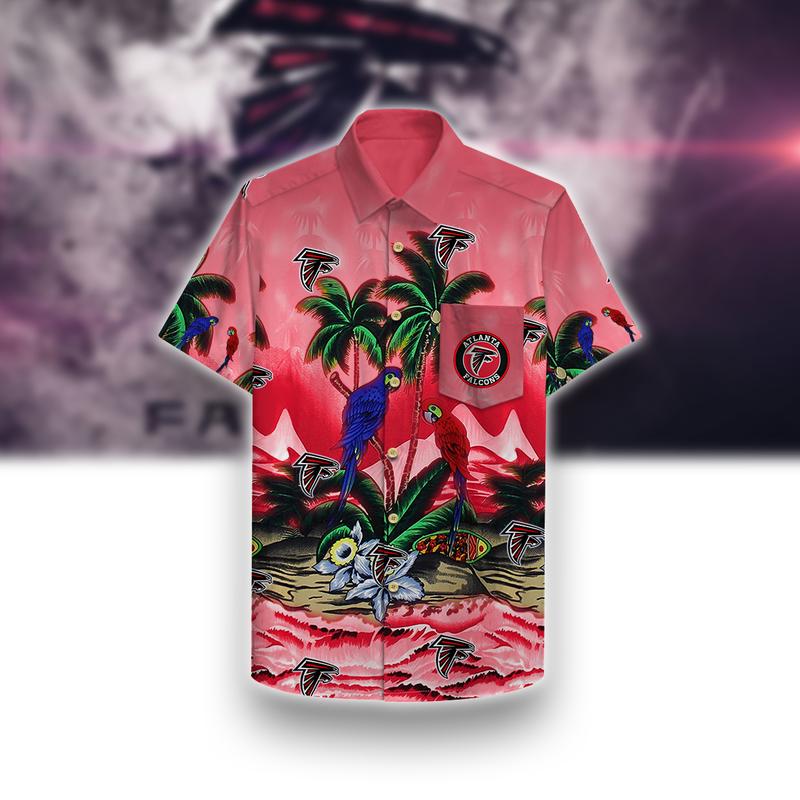 Atlanta Falcons Unisex Hawaiian Shirt Pattern- Hawaii Shirt-Hao1