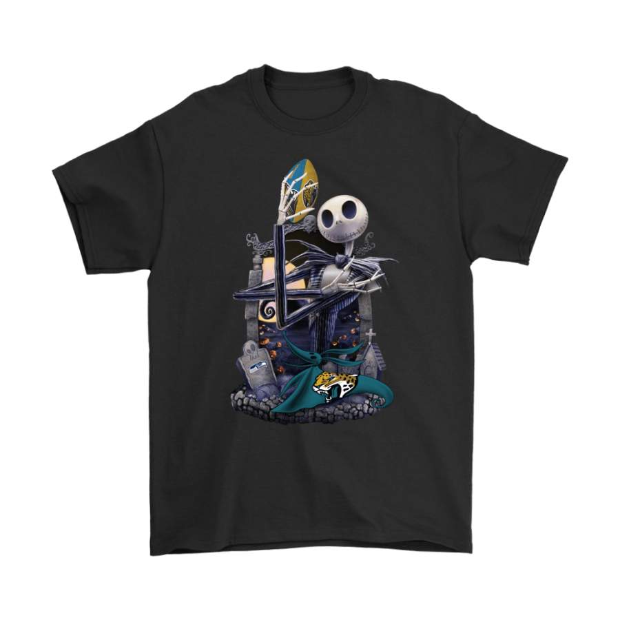 Jacksonville Jaguars Jack Skellington Halloween Shirts - Funnymugsandshirts Fashion