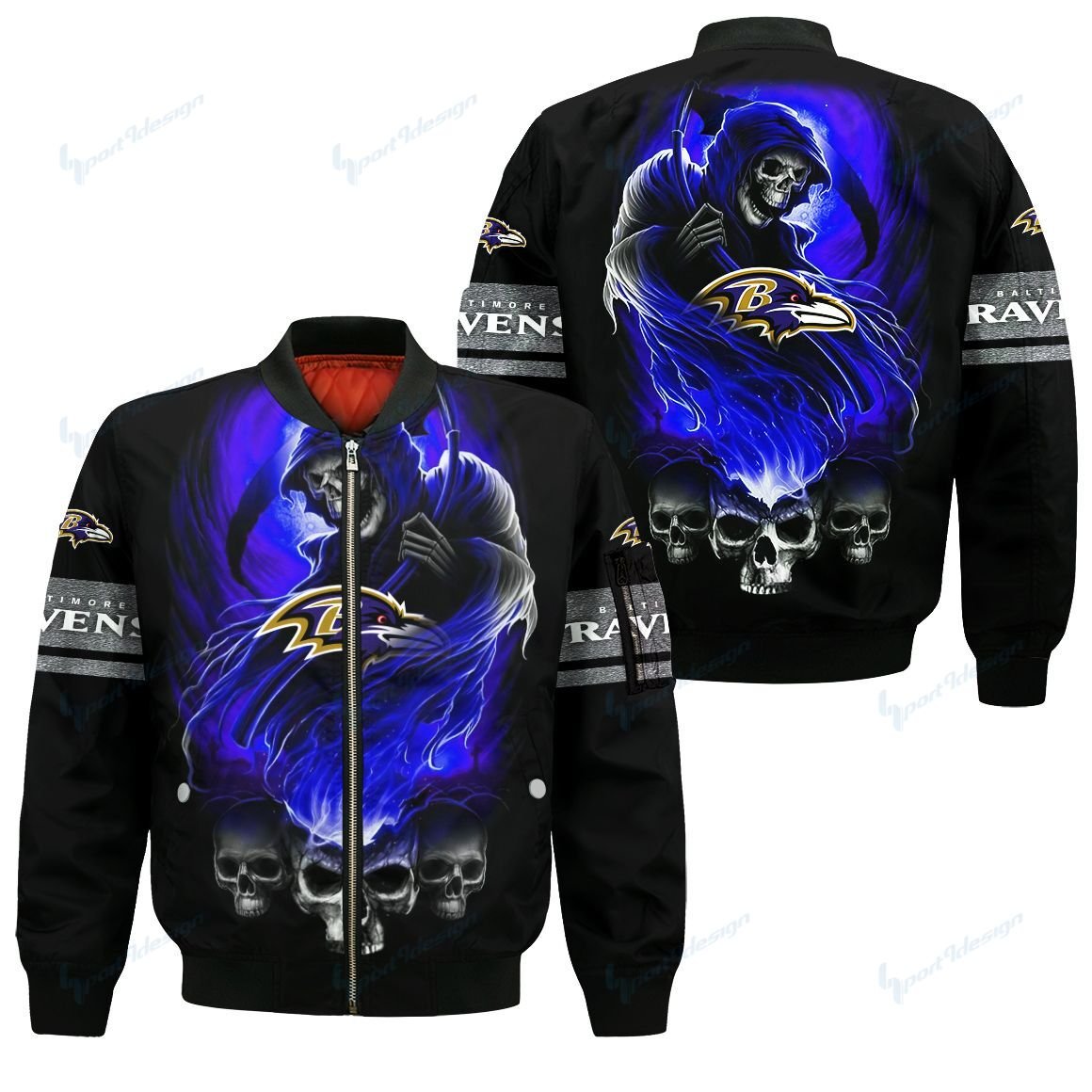 Baltimore Ravens Bomber Jacket 13