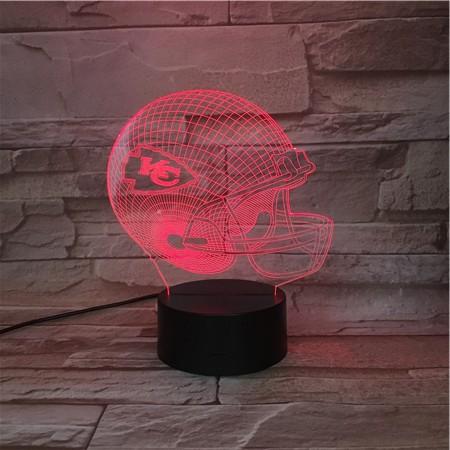 Kansas City Chiefs 3D Illusion Led Lamp 1