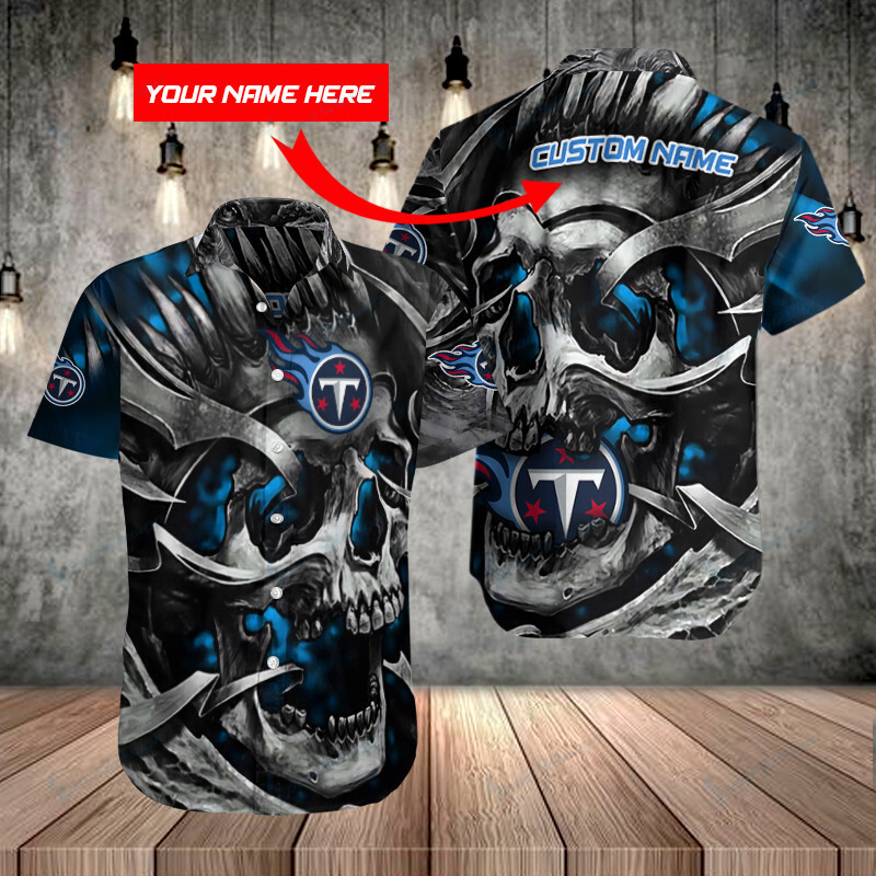 Tennessee Titans Personalized Button Shirts Bg119