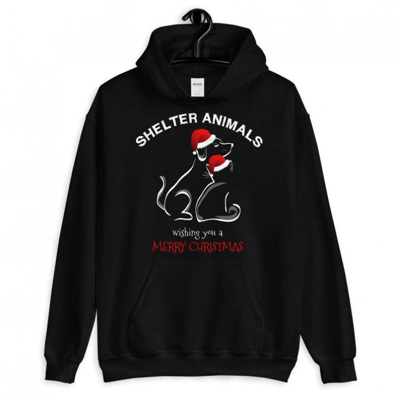 Animal Shelter Christmas Hoodie