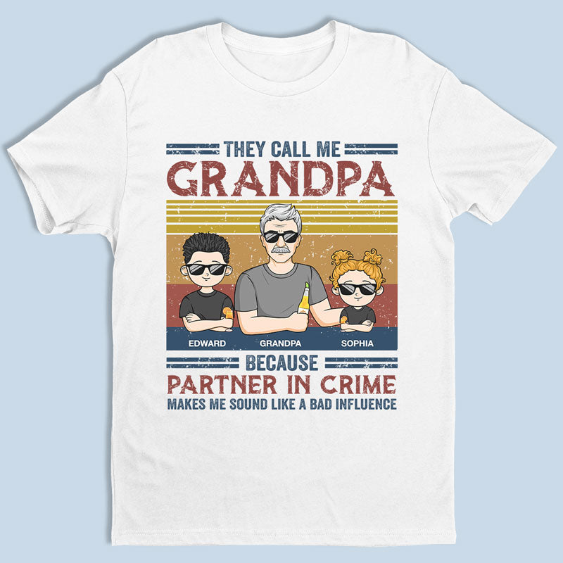 These Kids Call Me Grandpa – Family Personalized Custom Unisex T-Shirt, Hoodie, Sweatshirt – Father’S Day, Birthday Gift For Dad, Grandpa