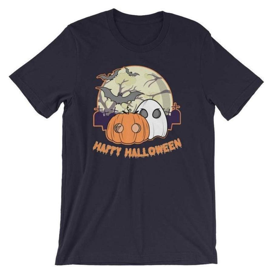 Halloween Shirt - Happy Halloween T-Shirt - Funny Halloween Tshirt - Halloween Pumpkin- - Halloween Costume - Halloween Unisex T-Shirt - Ideas for Halloween 2024