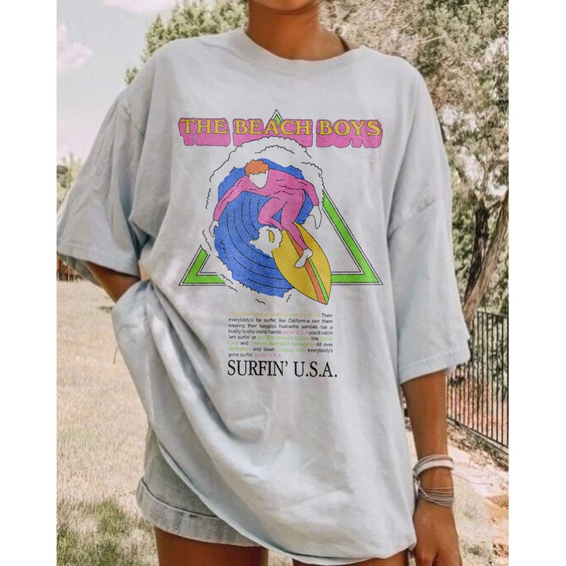 The Beach Boys Surfin Usa Shirt, 80S The Summer In Paradise The Beach Boys Tee, The Beach Boys Fan Tee Sweatshirt Hoodie