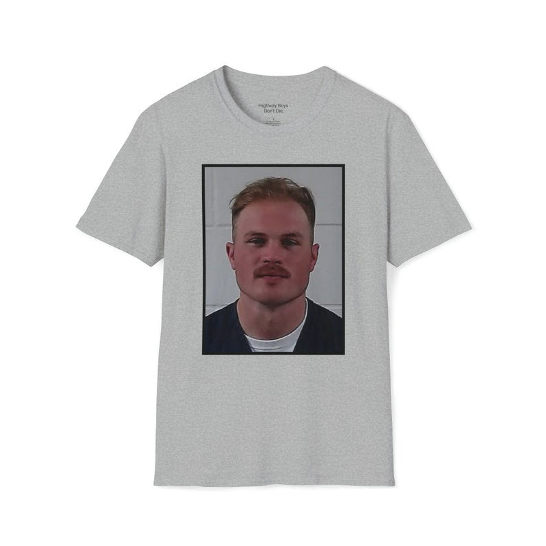 Zach Bryan Mugshot T Shirt, Zach Bryan Mugshot