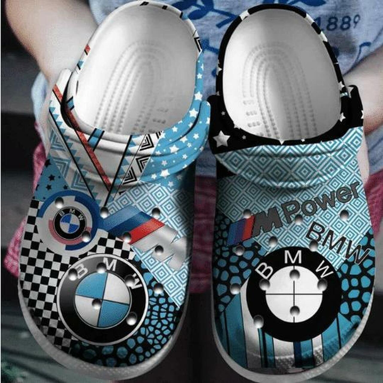 Bmw Power Crocs Crocband Clog Comfortable Water Shoes