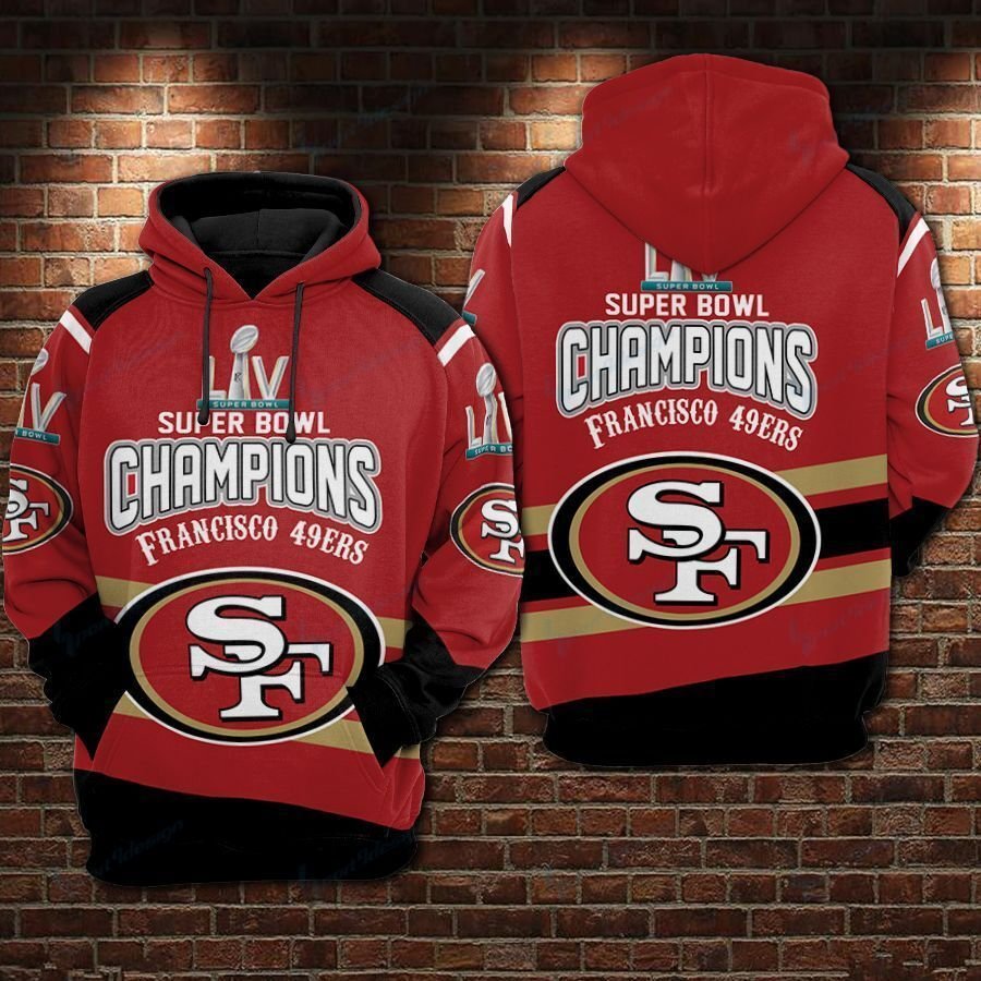 San Francisco 49ers Champion Hoodie 355 – Donelanetop Store