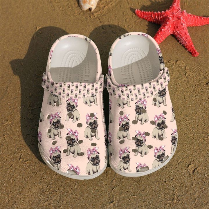Pug Pattern Sku 1949 Crocs Clog Shoe &hellip;
