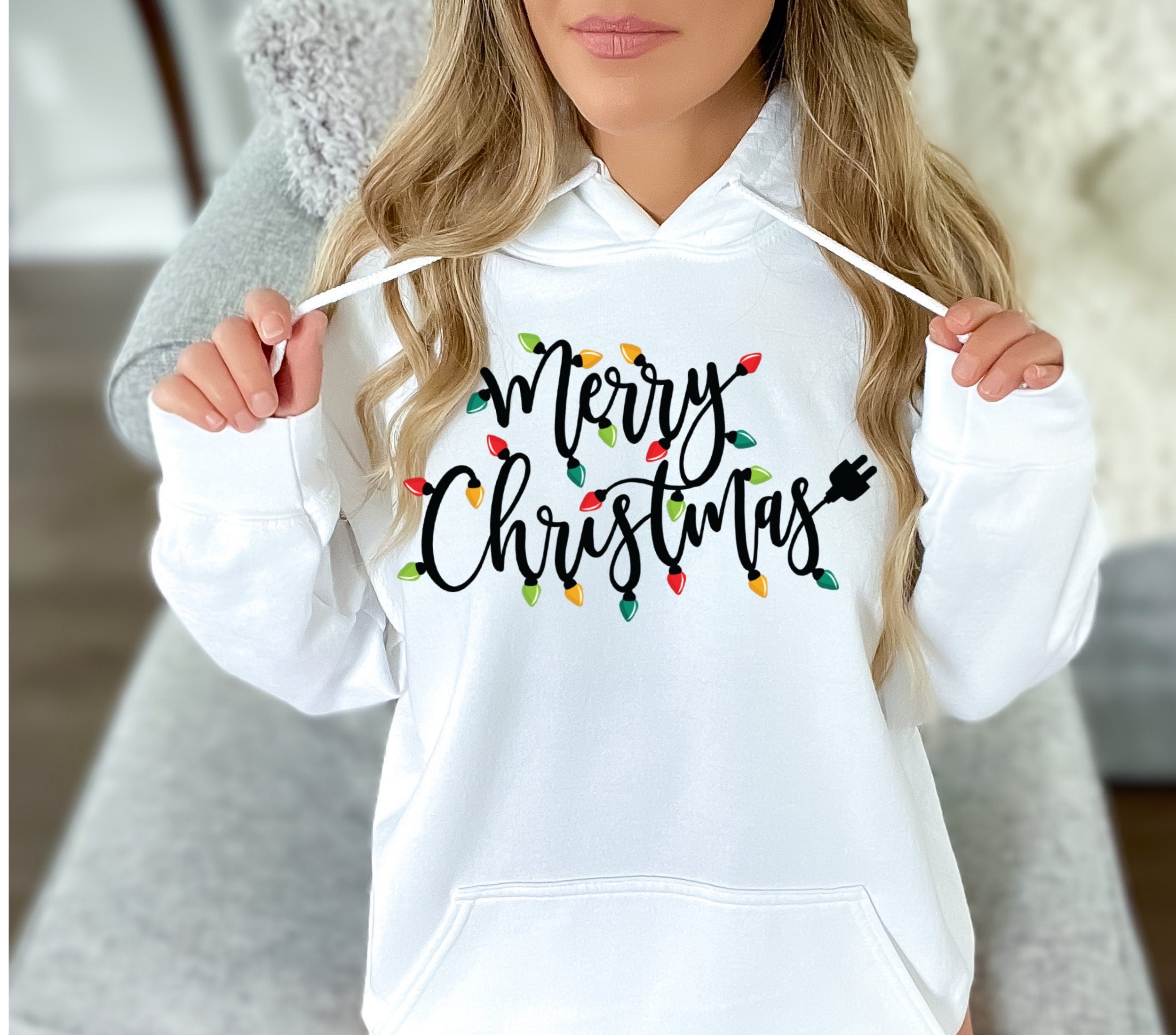 Merry Christmas Sweatshirts, Merry Christmas Sweatshirts, Christmas Gift, Christmas Outfit, Christmas Lights Sweatshirts, Christmas Lights