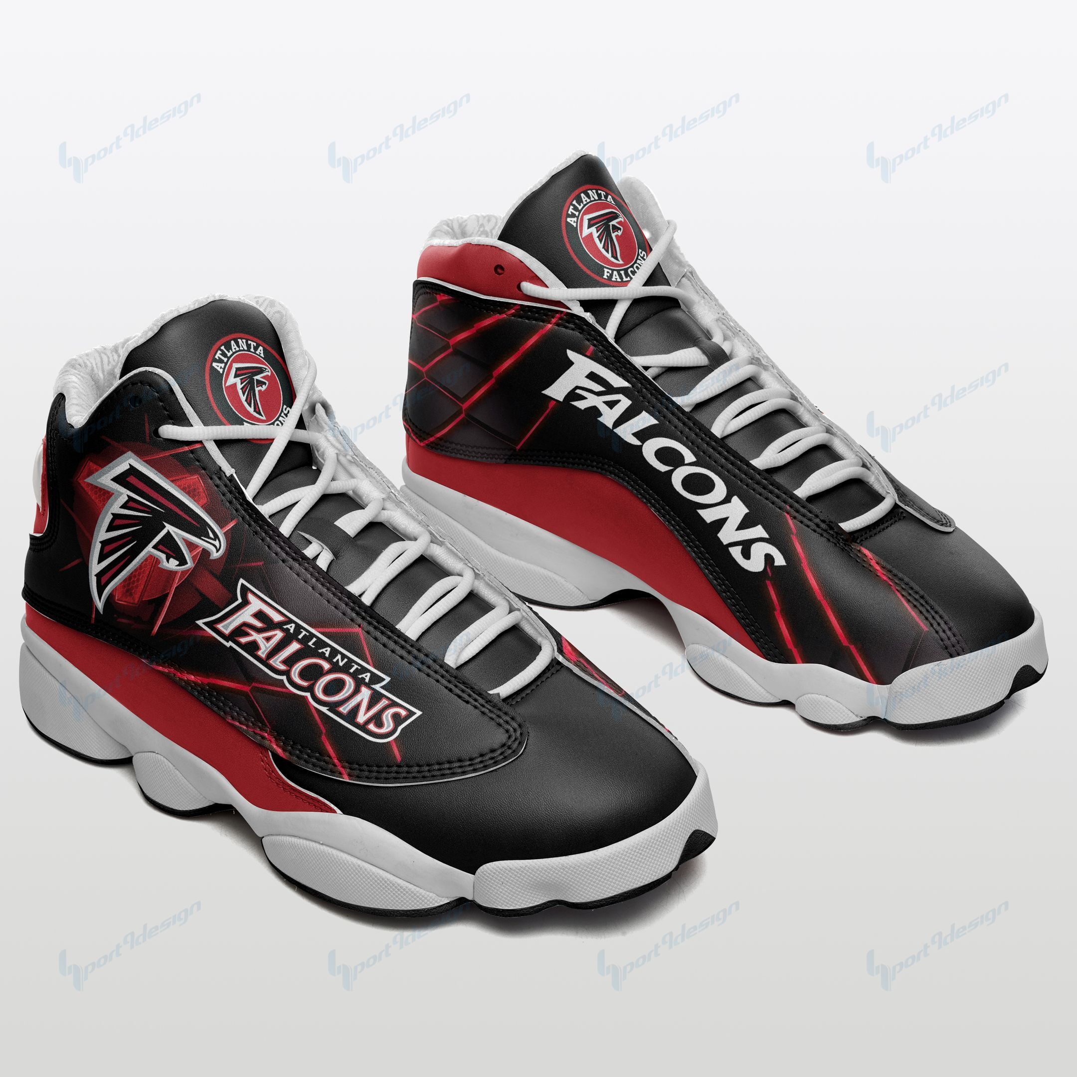 Atlanta Falcons Air JD13 Sneakers 708