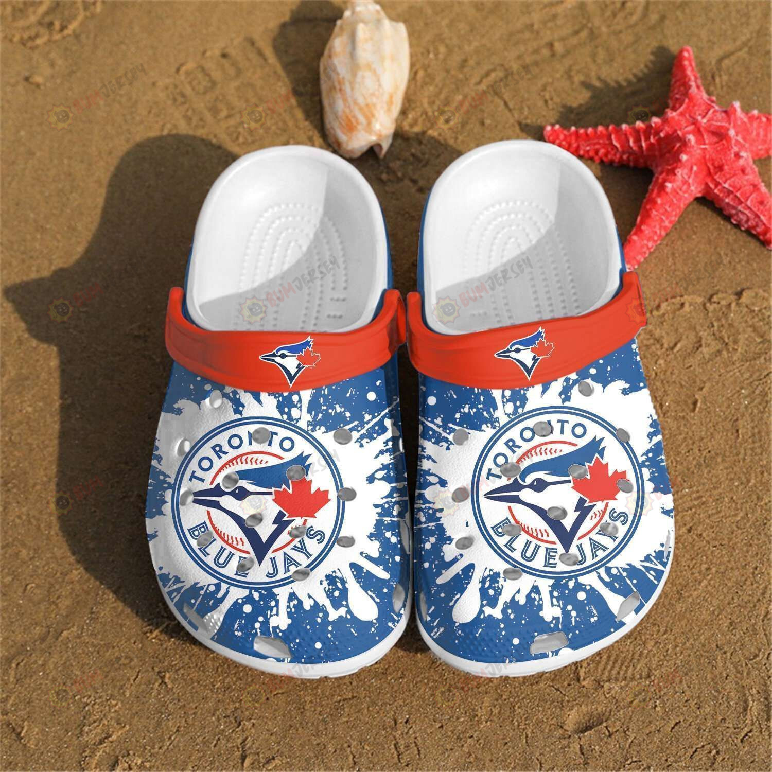 Toronto Blue Jays Gift For Fans Crocs Crocband Clog Comfortable Water Shoes – Aop Clog