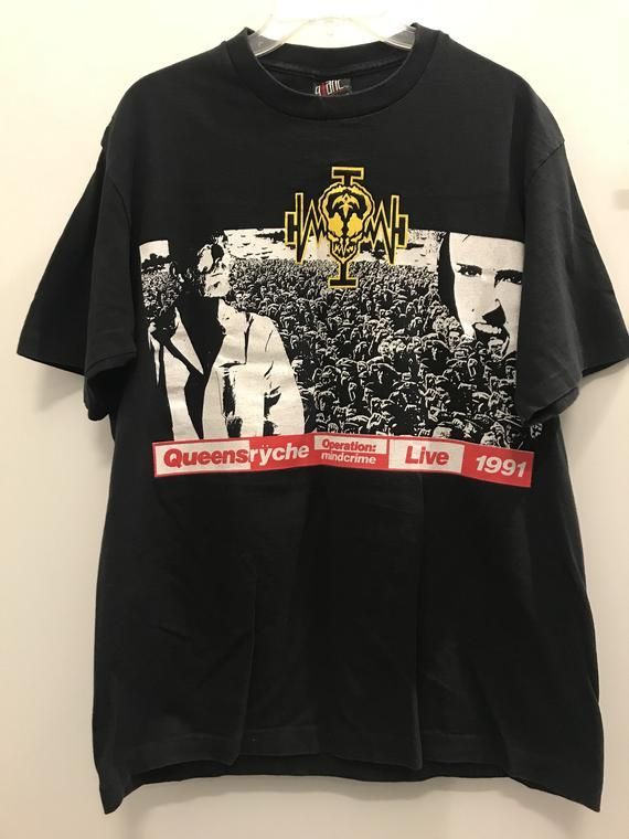 Vintage Queensryche Operation Mindcrime Tour Shirt