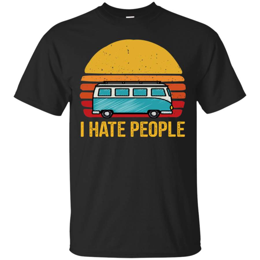 AGR Camping I hate people vintage shirt