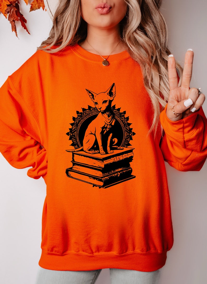 Halloween Shirt, Halloween Party Shirt, Halloween Sweatshirt, Halloween Cat Shirt, Halloween Witch Tshirt Anlibuy Fashion