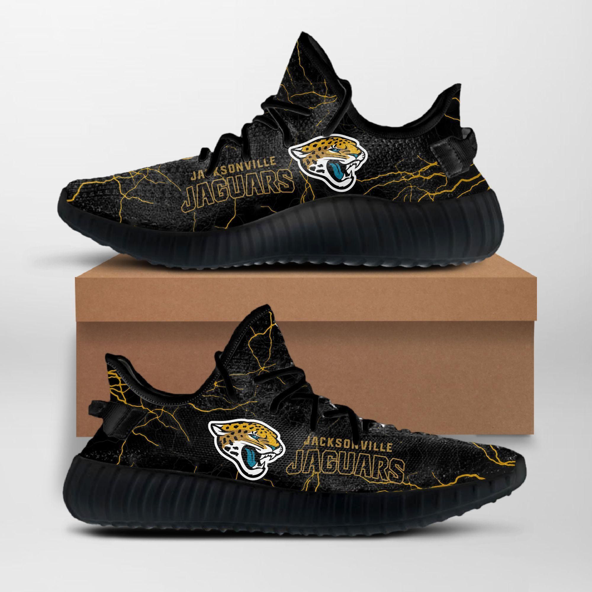 Jacksonville Jaguars Custom Yeezy Custom Yeezy Shoes Sneakers, Custom Yeezy Boost, Hypebeast Shoes, Custom Shoes, Custom Sneaker