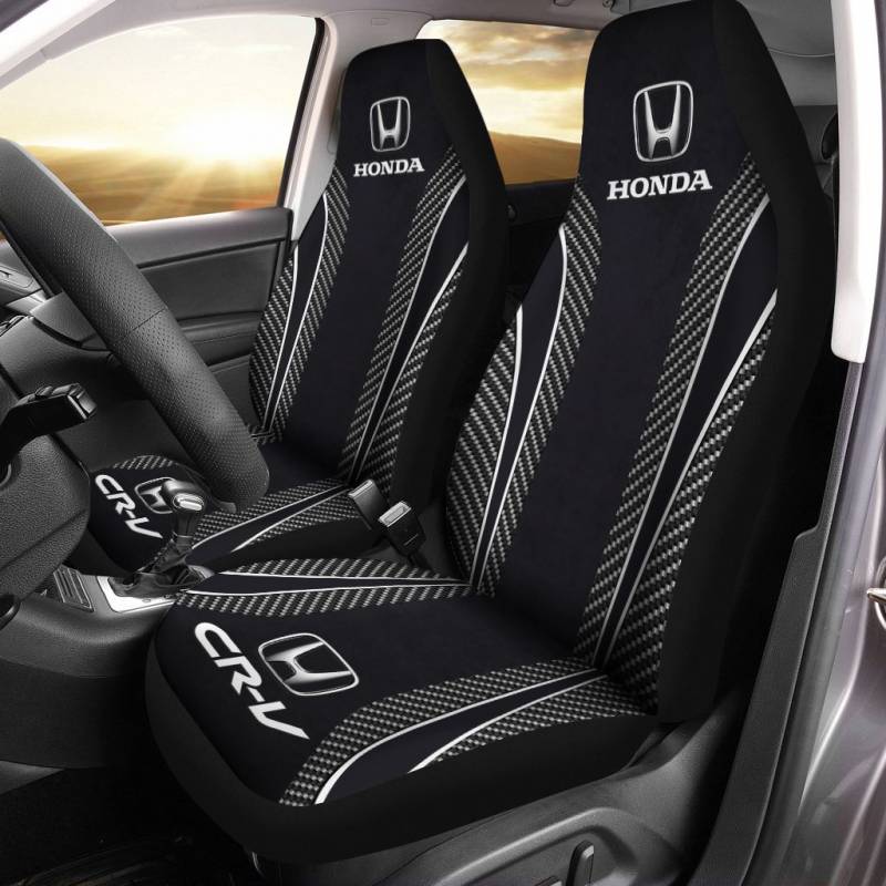 Honda CR-V LPH Car Seat Cover (Set of 2) Ver 1 (Black)