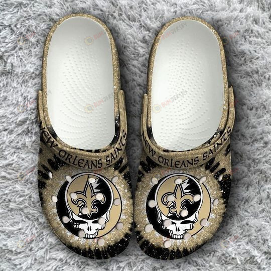 New Orleans Saints Grateful Dead Crocs Classic Clogs Shoes – Aop Clog