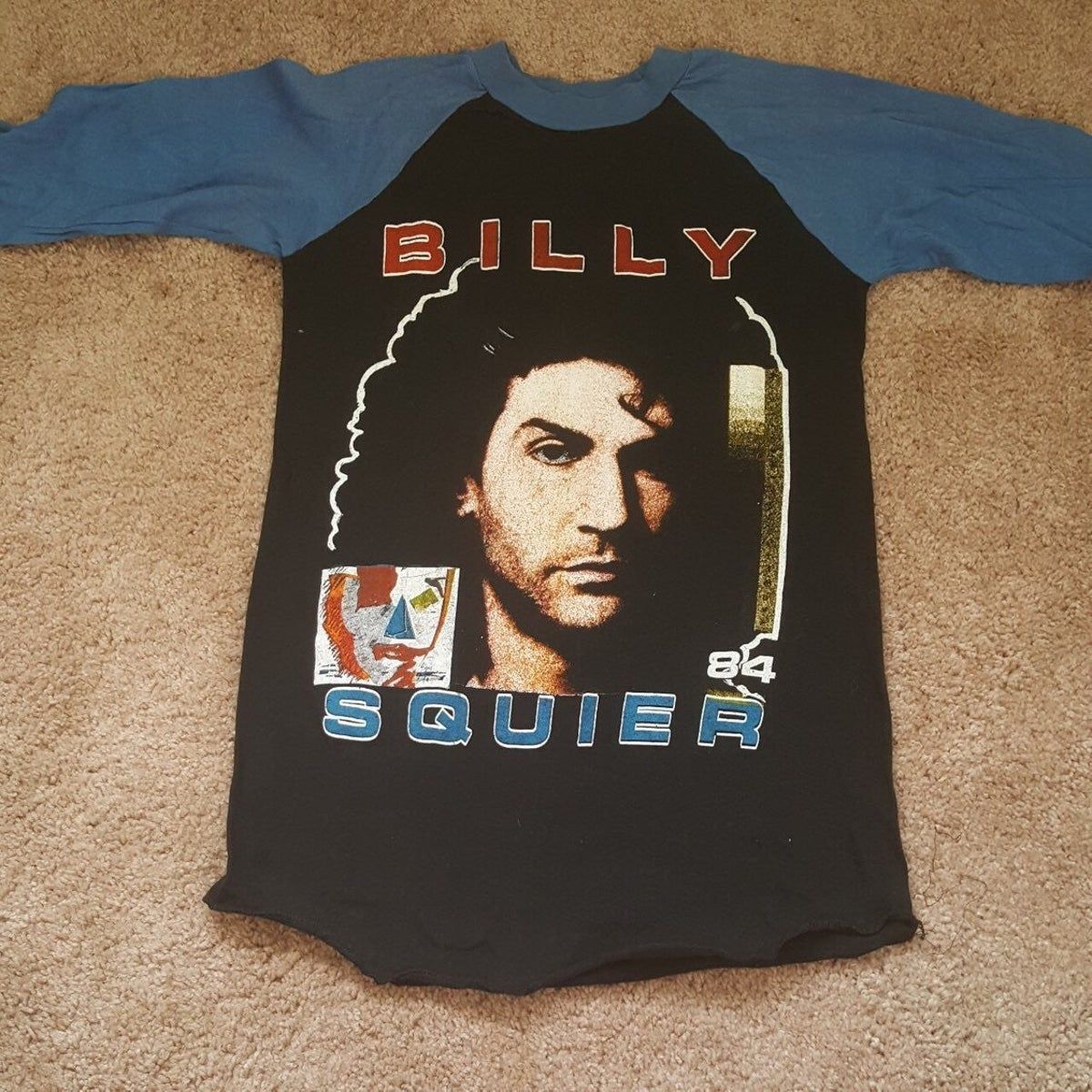 Rare Vintage Billy Squier Ratt 84 Tour Shirt