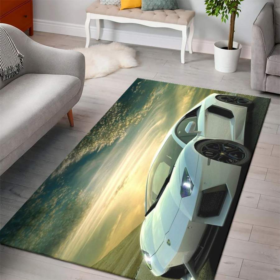 Lamborghini Aventador Super Cars FN200227 Area Rug – Floor Decor The US Decor