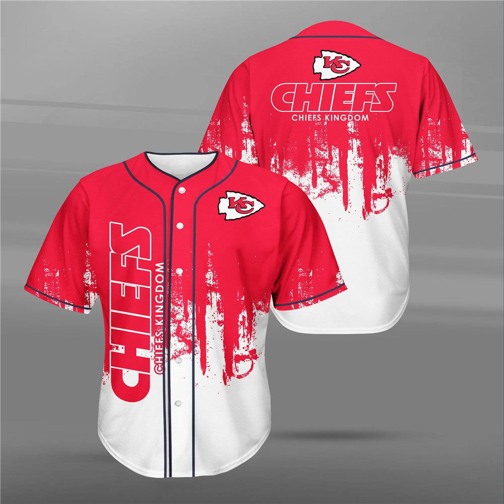 Graffiti Kansas City Chiefs Baseball Shirt Men