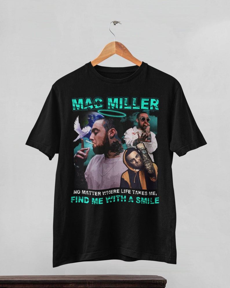 Mac Miller Vintage Bootleg Tee, Mac Miller Shirt, Mac Miller, Bootleg Shirt