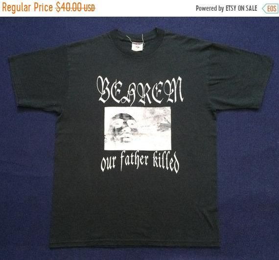 Vintage 90S Our Father Killed Heavy Metal Thrash Concert Tour Shirt