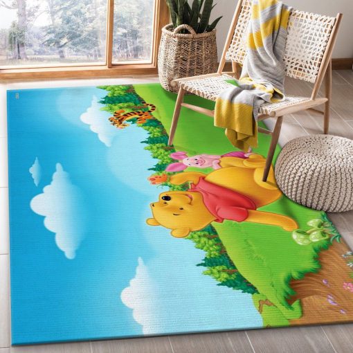 Winnie The Pooh Ver10 Rug All Over Print Logo Custom Area Rug Carpet Full Sizes Home Living Rug Carpet Decor