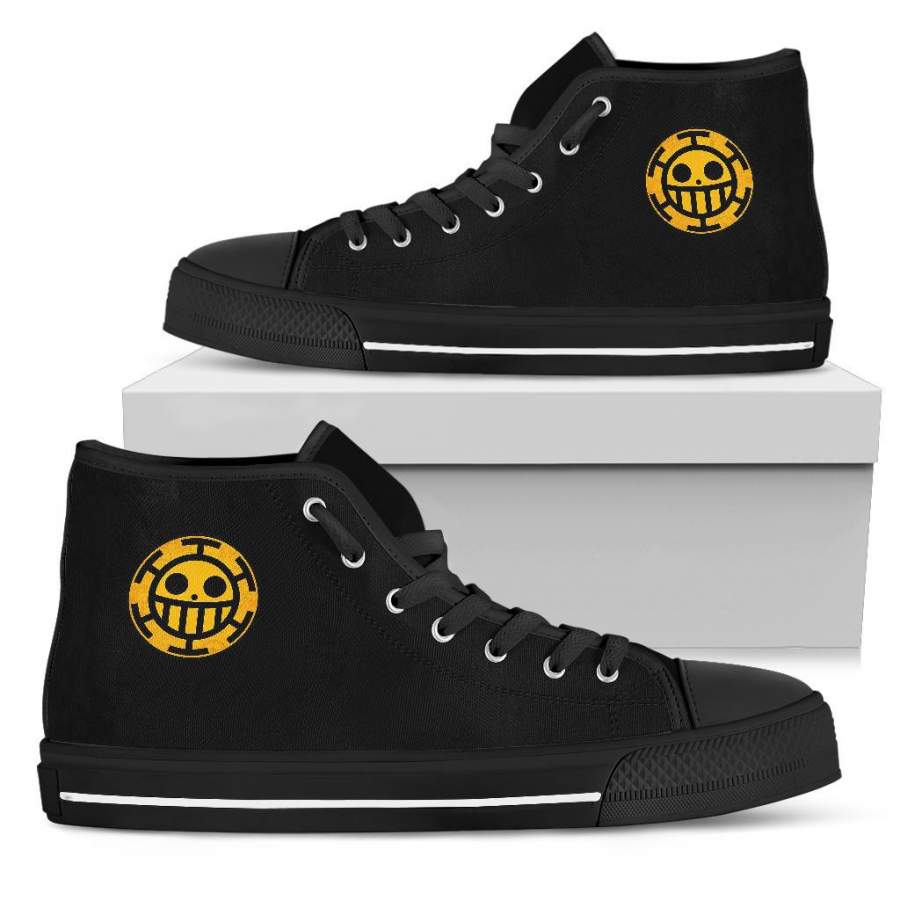 One Piece Shoes Water Law High Top Sneakers Circle Symbol T12369