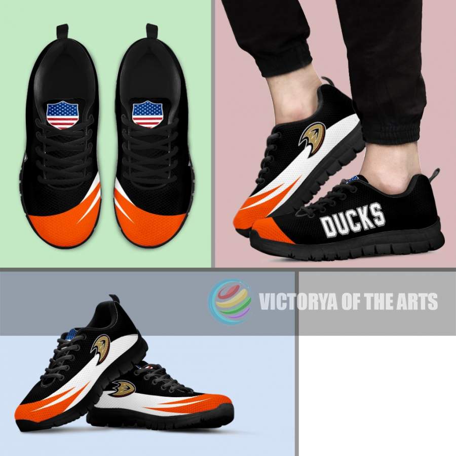 Special Gift Logo Anaheim Ducks Sneakers