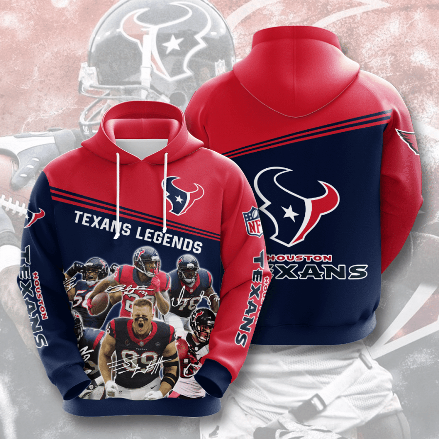 Houston Texans Style 6 64 Unisex 3D Hoodie Gift For Fans