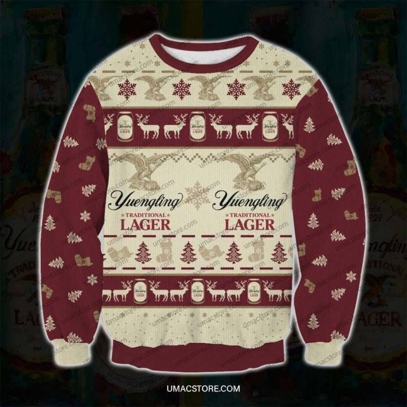 Yuengling Lager Ylv4 3D Print Ugly Christmas Sweatshirt