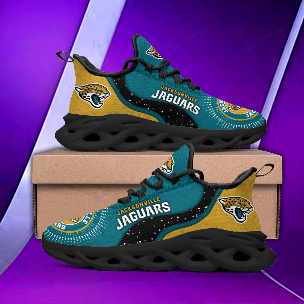 Jacksonville Jaguars Yezy Running Sneakers Bb28