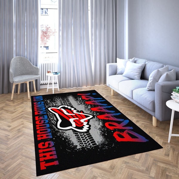 Motorcycle Honda Carpet Living Room-Area Rug